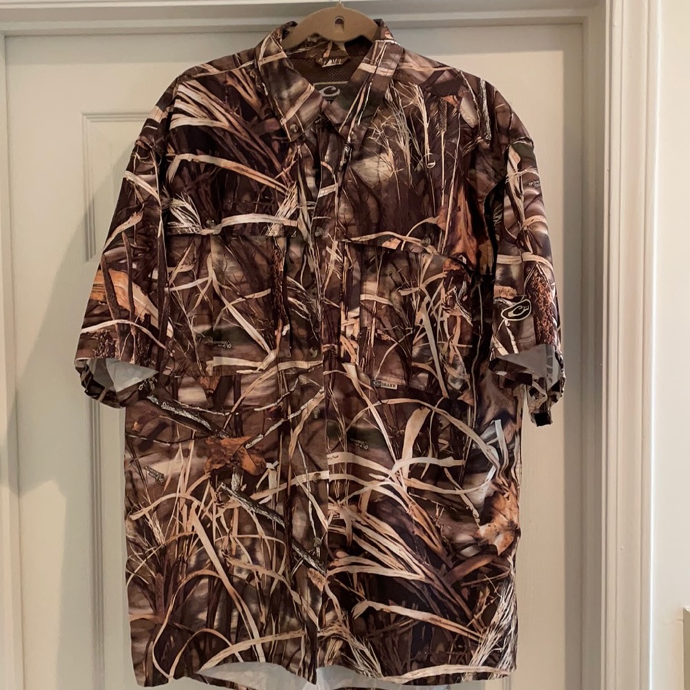 Drake Waterfowl Men’s short sleeve shirt - camo